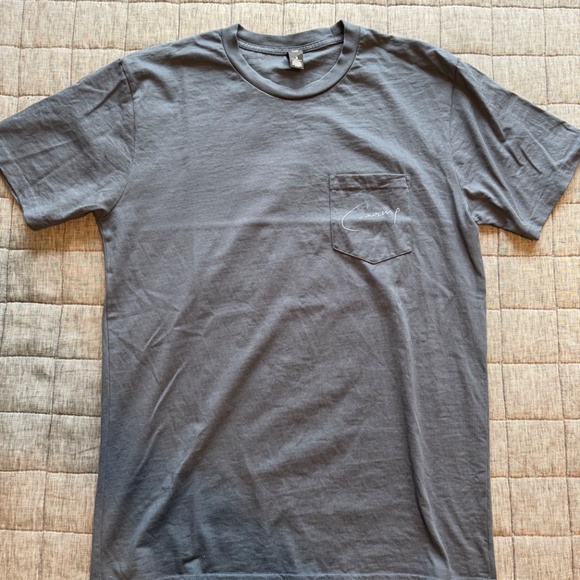 Caamp Band Heavy Cotton Shirt Rolling Hills Pocket Tee Tour 2025 - Medium - Picture 3 of 4